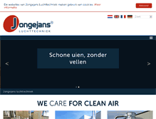 Tablet Screenshot of jongejansluchttechniek.nl